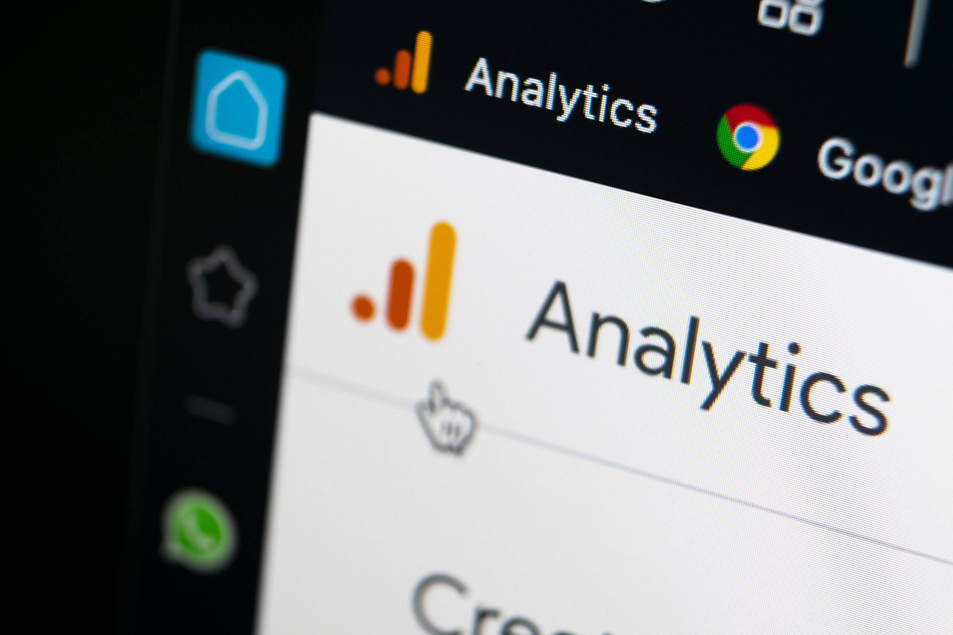 Analytics app header